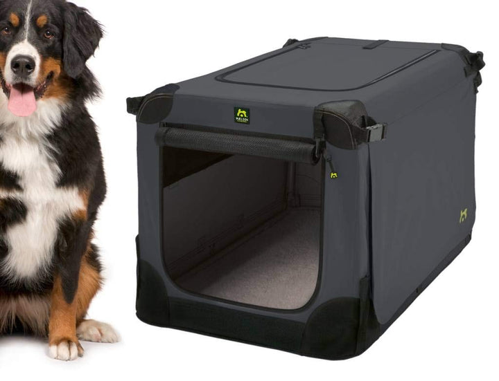 Faltbare Hundebox Nylon 600D anthrazit 72x51x51 cm für Auto - Bild 5