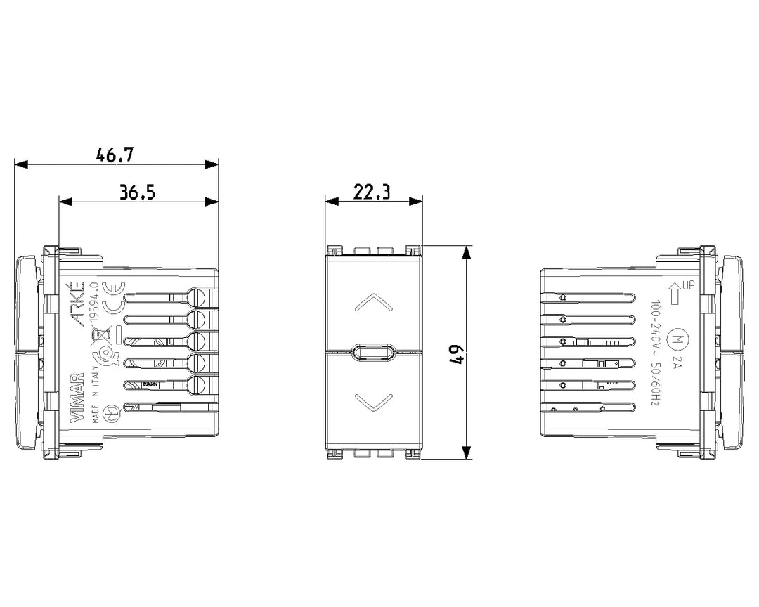 Rollladen-Schalter Smart Home Bluetooth 5.0 &amp; ZigBee 3.0 Unterputz - Bild 4
