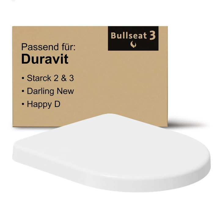 WC Sitz Duroplast mit Softclose für Duravit Starck 2 &amp; 3