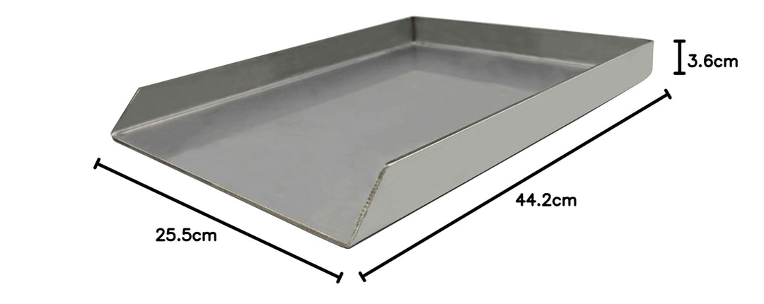 Edelstahl Grillplatte Plancha 4 mm für Weber Spirit E-200 44x25 cm - Bild 5