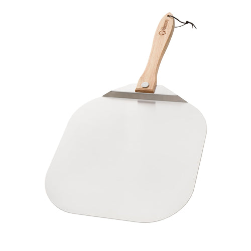 Pizzaschieber perforiert Aluminium mit Klappgriff 35x40 cm