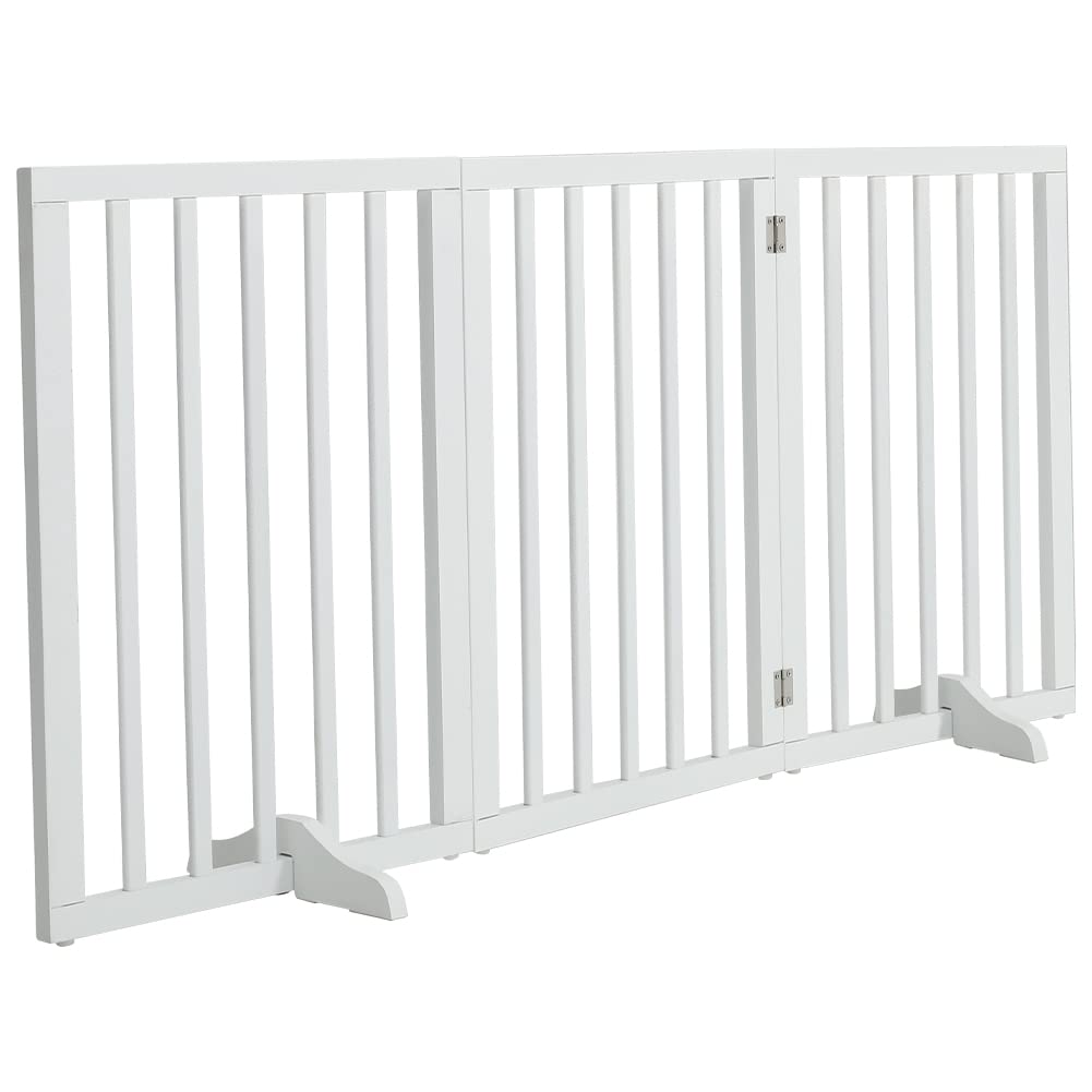 Absperrgitter Holz klappbar ohne Bohren für Hunde &amp; Kinder, H60cm