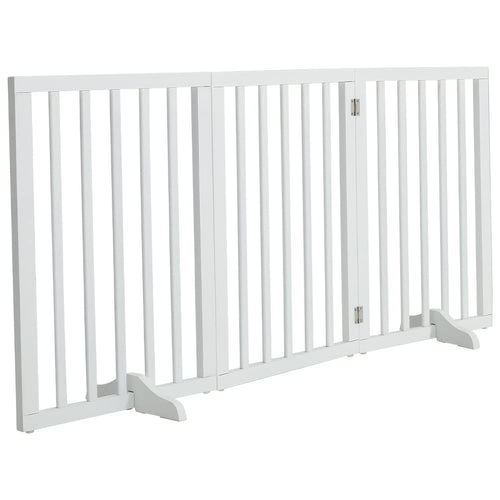 Absperrgitter Holz klappbar ohne Bohren für Hunde & Kinder, H60cm