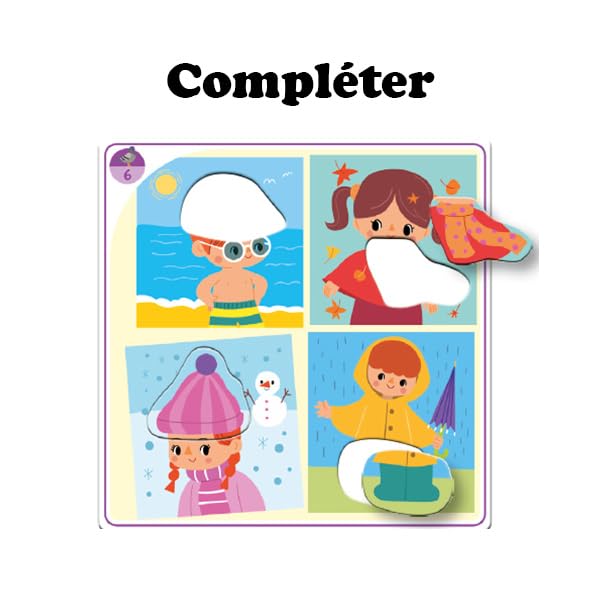 Lernspiel Kindergartenvorbereitung ab 3 Jahren 20+ Aktivitäten - Bild 3