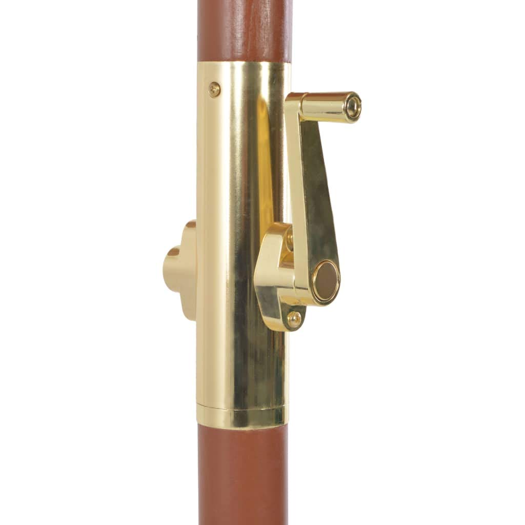 Sonnenschirm Holzmast Bordeauxrot 300x250 cm für Balkon &amp; Terrasse - Bild 6