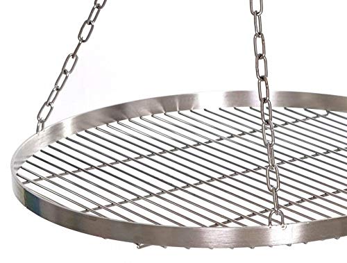 Schwenkgrill Edelstahl V2A rund Ø 50 cm mit Kette und Ösen - Bild 2