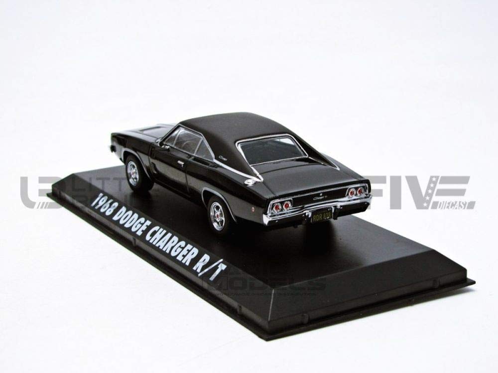 Modellauto Dodge Charger 1968 Bullitt Film 1:43 Schwarz Sammlermodell - Bild 4