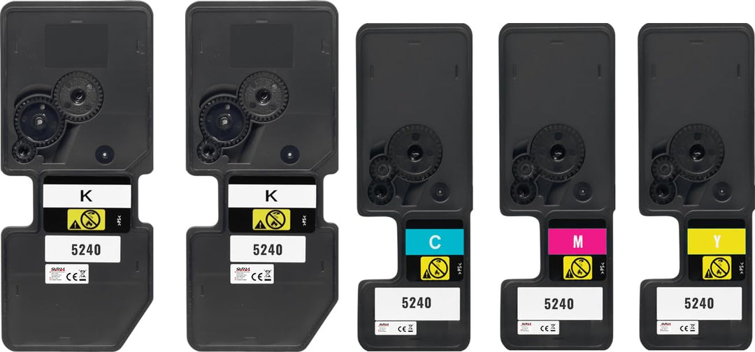 Toner Set TK-5240 kompatibel Kyocera ECOSYS 5er-Set mit Chip - Bild 2