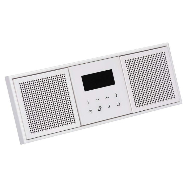 Unterputz-Digitalradio DAB+ Bluetooth Set mit 2 Lautsprechern und 3-fach Rahmen Weiss - Bild 9