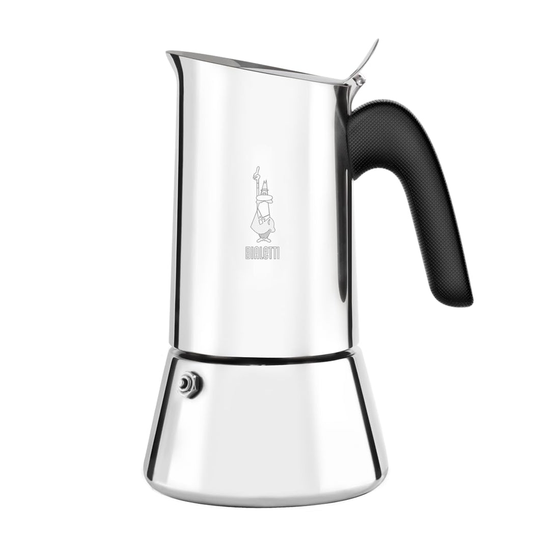 Espressokocher Induktion Edelstahl 6 Tassen 0,4 l spülmaschinenfest