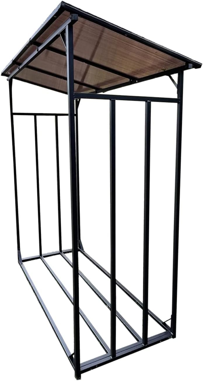 Kaminholzregal Aussen XXL Metall 185x70x185cm 2,3m³ Brennholzlager - Bild 8