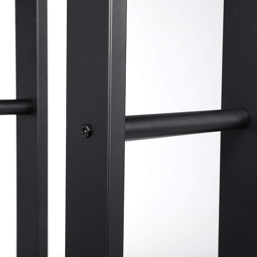 Kaminholzregal Metall Schwarz 100x25x150 cm für Innen &amp; Aussen - Bild 6