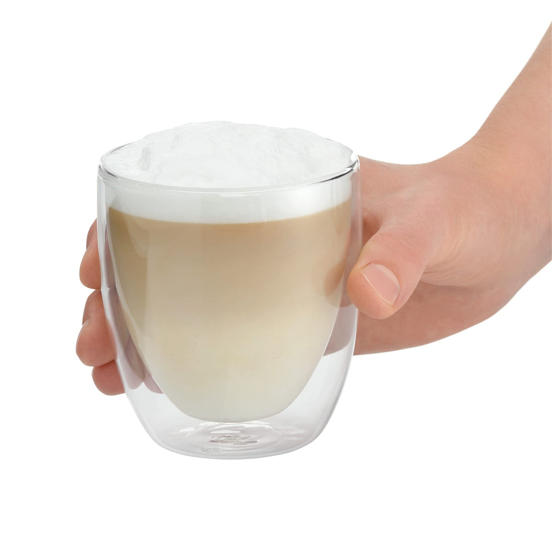 Doppelwandige Cappuccino Gläser 250ml Borosilikatglas 6er Set - Bild 6