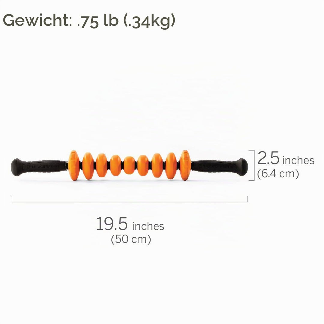 Massage Stick Sanduhr-Design fuer Muskelregeneration gruen - Bild 5