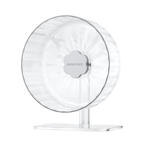 Hamsterrad 26 cm Acryl mit Kork-Lauffläche für Kleintiere