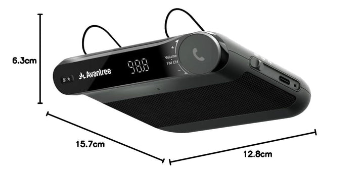 Bluetooth Freisprecheinrichtung Auto 2-in-1 FM-Sender mit Mikrofon - Bild 8