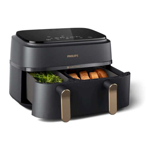 Heissluftfritteuse Dual Basket 9L mit 2 Koerben 12 Funktionen