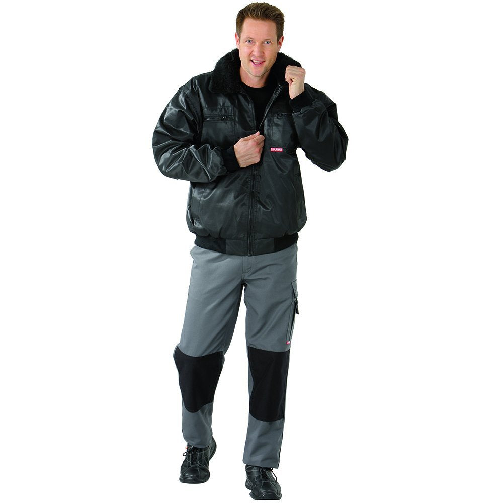 Kälteschutzjacke 3-in-1 mit Webpelzfutter Schwarz Grösse L - Bild 2
