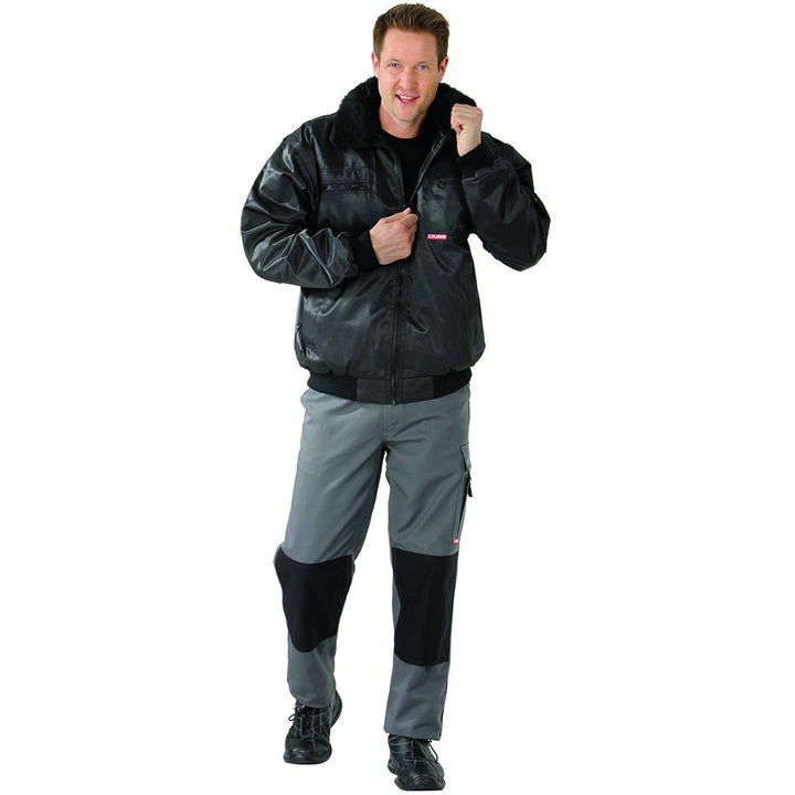 Kälteschutzjacke 3-in-1 mit Webpelzfutter Schwarz Grösse L - Bild 2