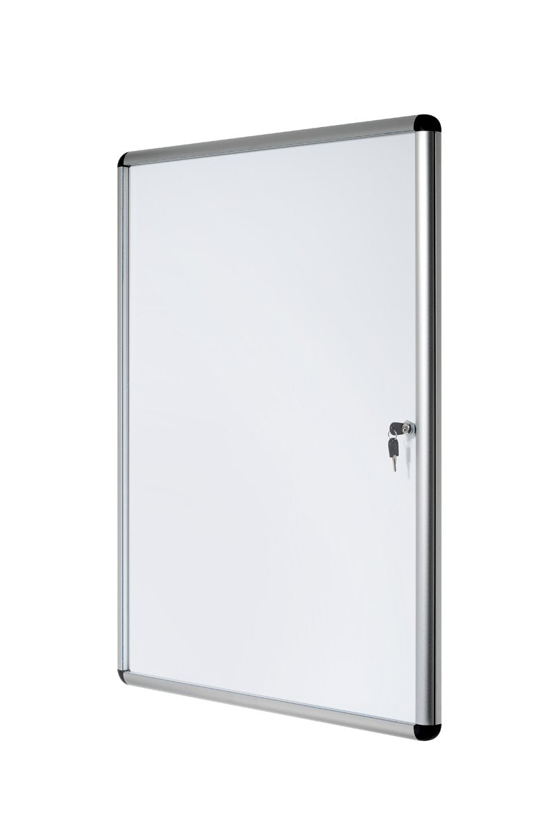 Schaukasten magnetisch abschliessbar Whiteboard 4x DIN A4 Alurahmen - Bild 5