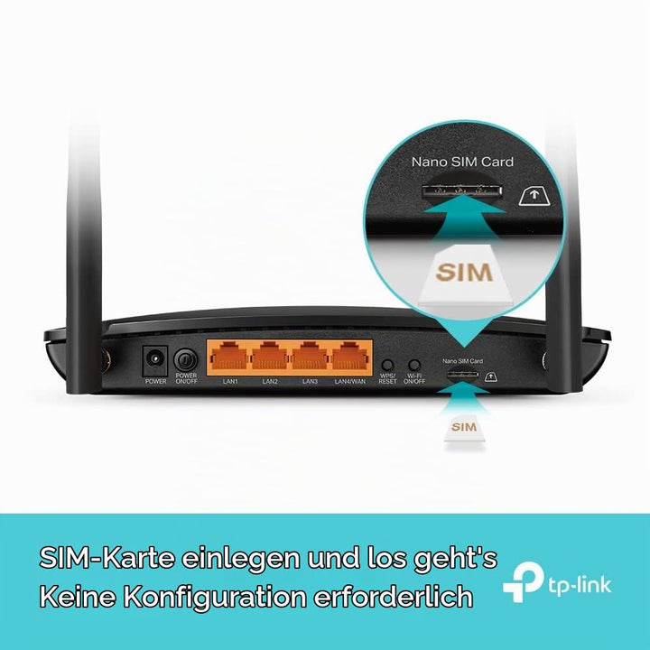 4G+ LTE Router Dual-Band AC1200 mit SIM-Karte, Gigabit-LAN - Bild 6