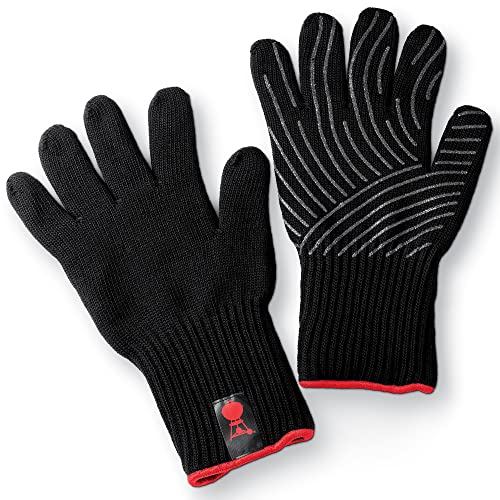 Grillhandschuhe Kevlar Grösse S/M mit Silikonnoppen hitzebeständig - Bild 5