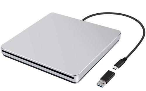 Externes CD DVD Laufwerk USB-C Slot-in Aluminium für MacBook Laptop