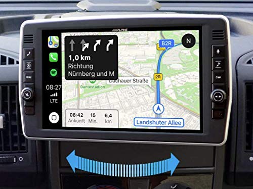 Navigationsradio 9 Zoll schwenkbar Fiat Ducato Peugeot Boxer - Bild 5