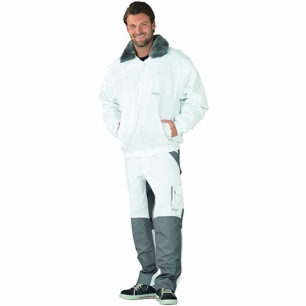 Kälteschutzjacke 3-in-1 Outdoor Webpelzfutter Weiss Gr. XXXL - Bild 2