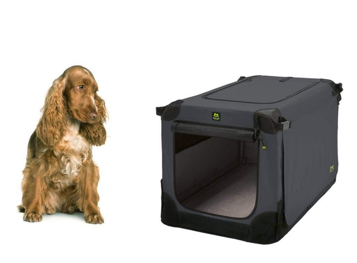 Faltbare Hundebox Nylon 600D anthrazit 72x51x51 cm für Auto - Bild 8