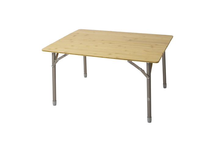 Campingtisch Bambus höhenverstellbar 43–65 cm Aluminium klappbar - Bild 4