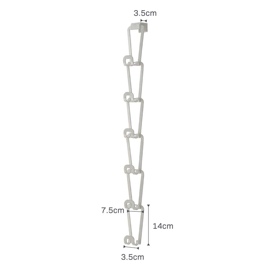 Taschengarderobe zum Hängen modular erweiterbar Weiss - Bild 8