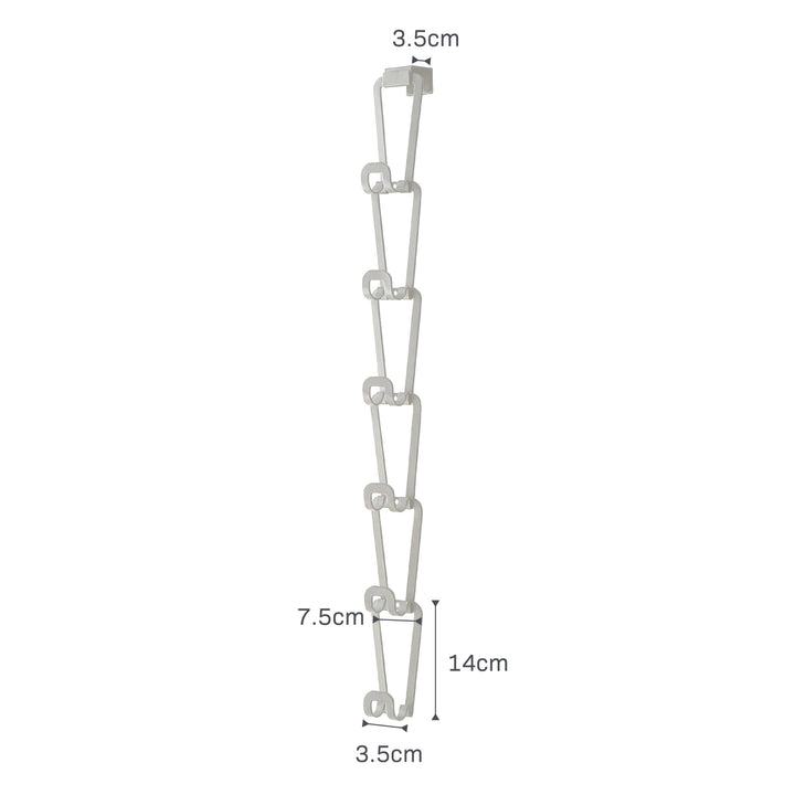 Taschengarderobe zum Hängen modular erweiterbar Weiss - Bild 8