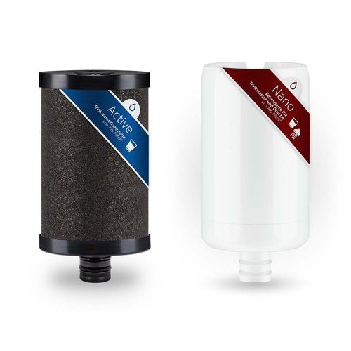 Wasserfilter Ersatzkartuschen-Set Active + Nano Fusion 2-stufig