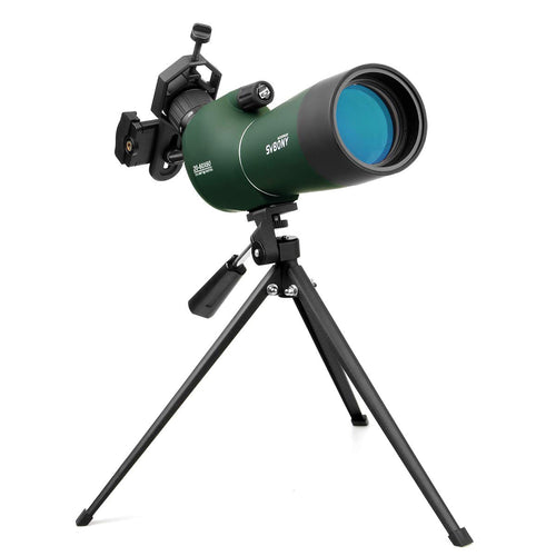 Spektiv 20-60x60 mit Stativ und Telefonadapter, militärgrün