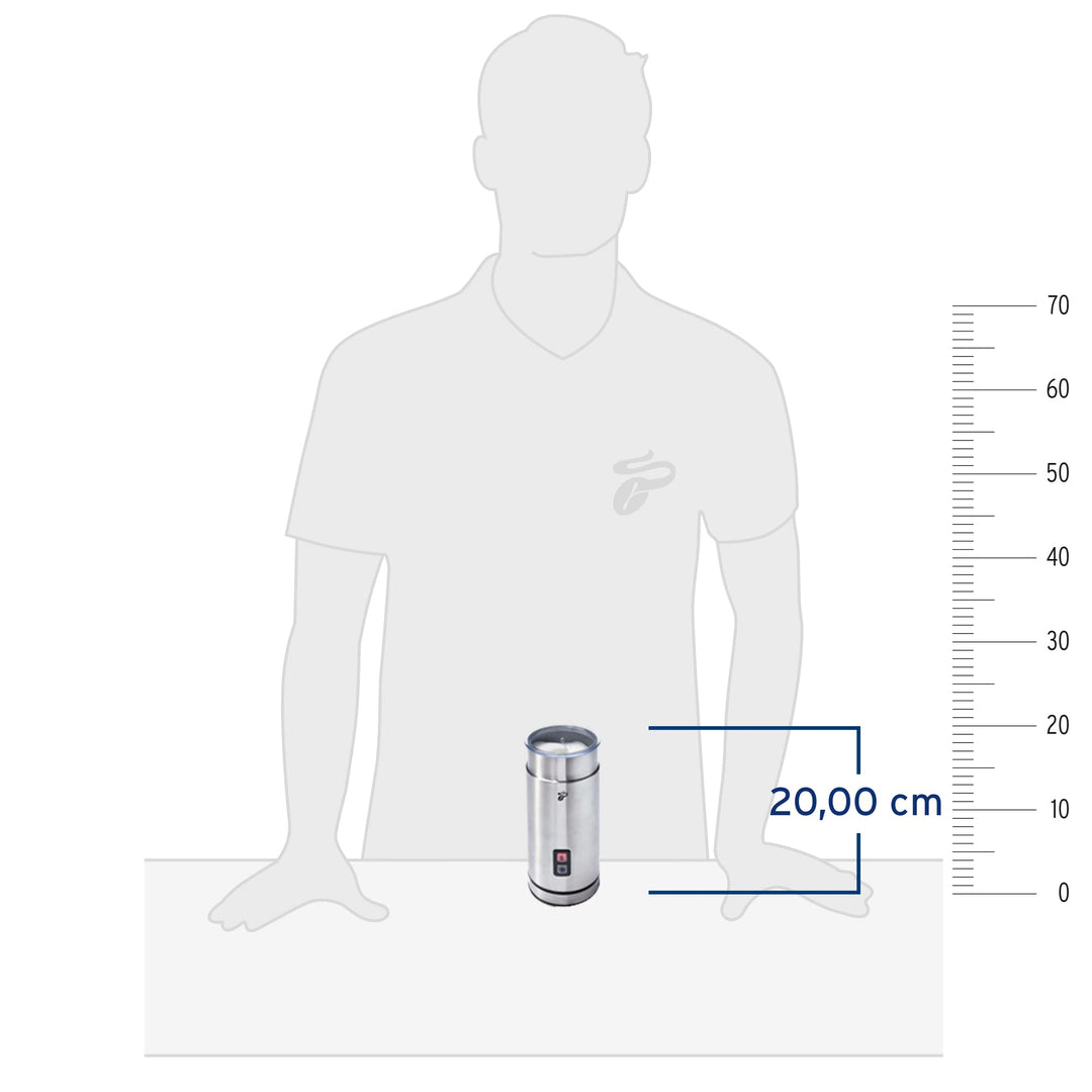 Milchaufschäumer elektrisch 130ml Edelstahl für Latte und Cappuccino - Bild 4