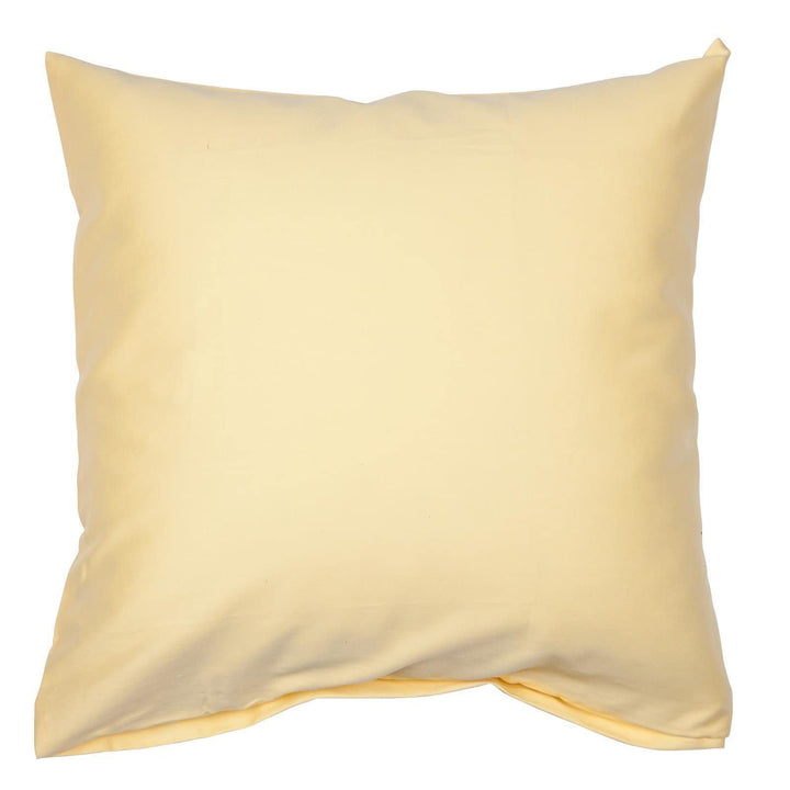Mako-Satin Bettwäsche Uni Gelb 240x220 cm mit 2 Kissenbezügen - Bild 3