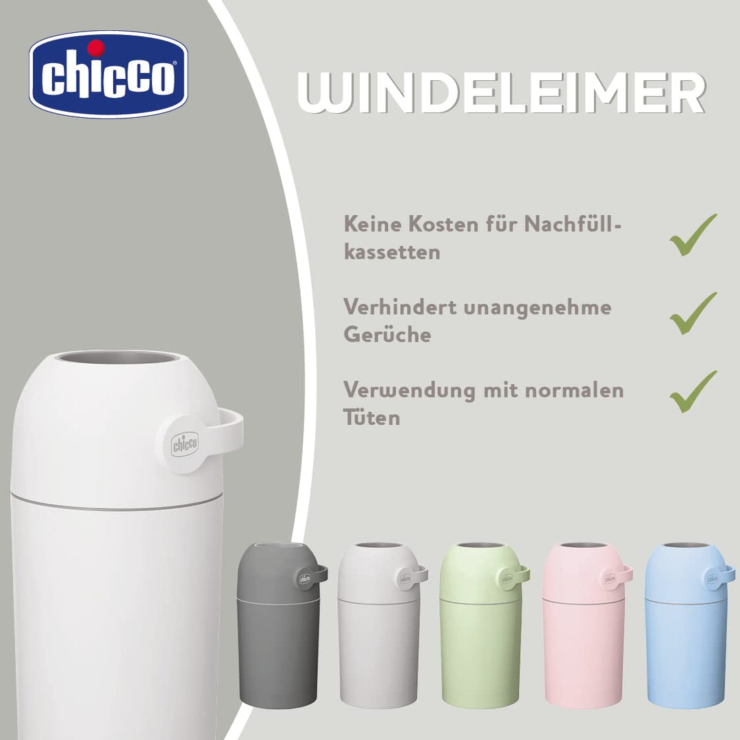 Windeleimer mit Anti-Geruch-System fuer normale Plastiktueten, Hellblau - Bild 8