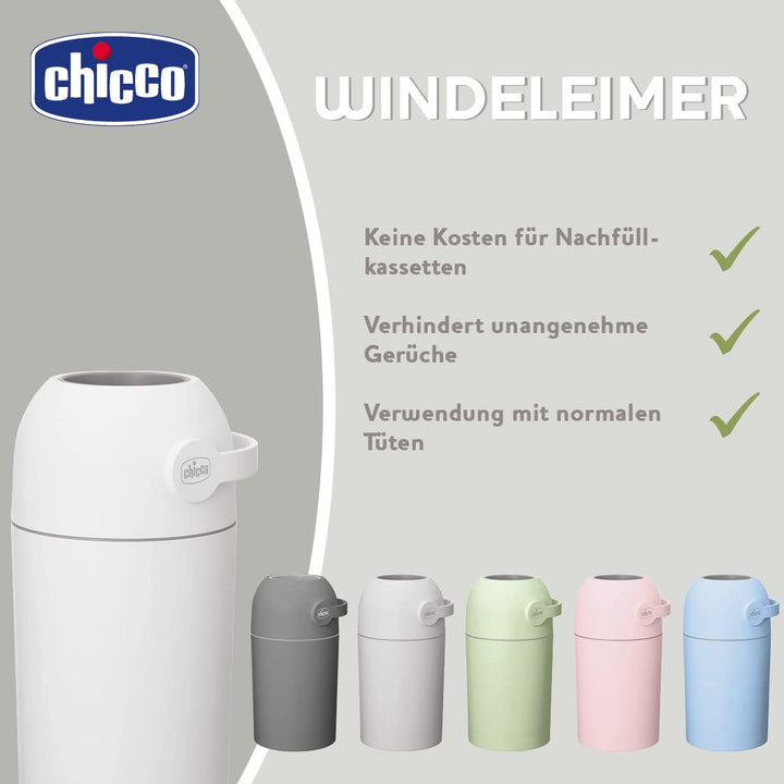 Windeleimer mit Anti-Geruch-System fuer normale Plastiktueten, Hellblau - Bild 8