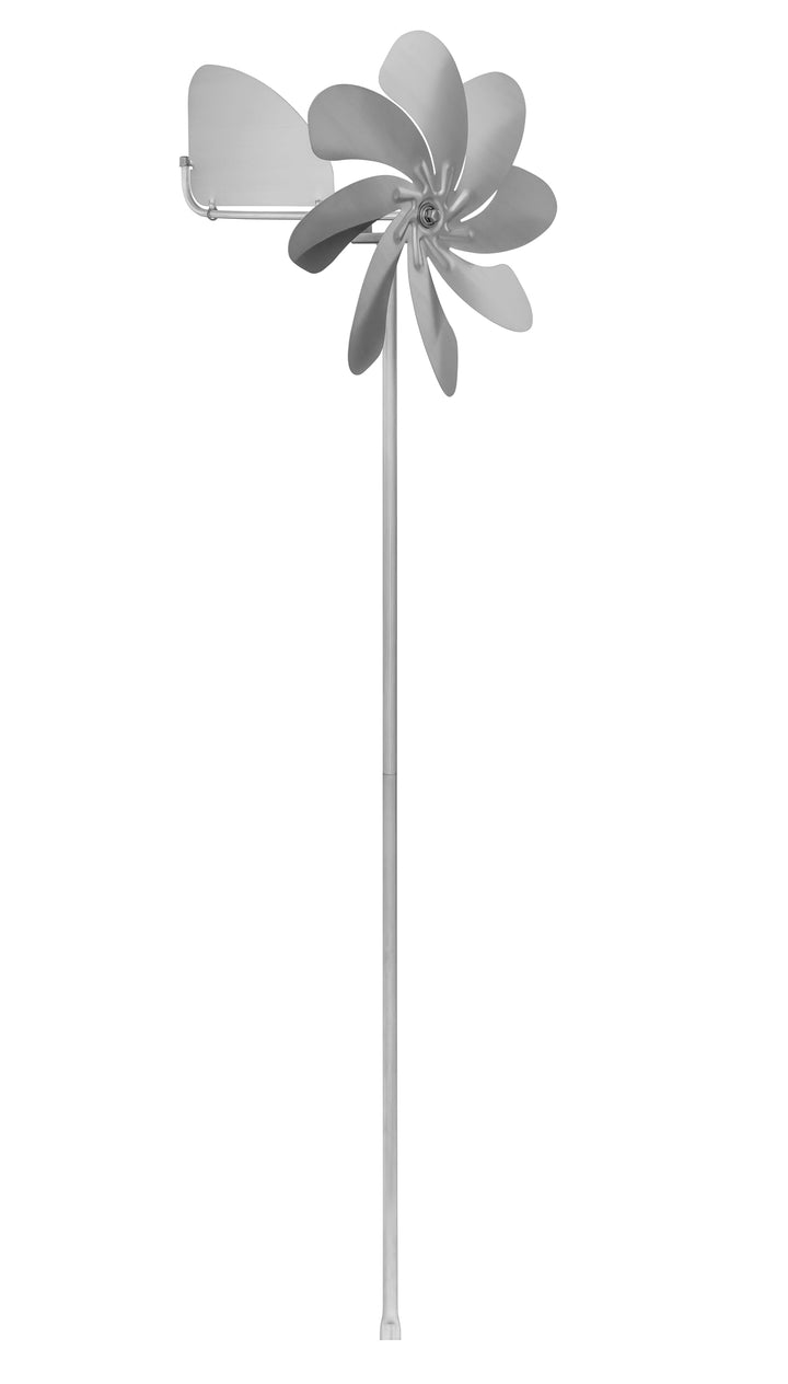 Windrad Edelstahl 28cm Rotor kugelgelagert mit Windfahne 360° - Bild 5