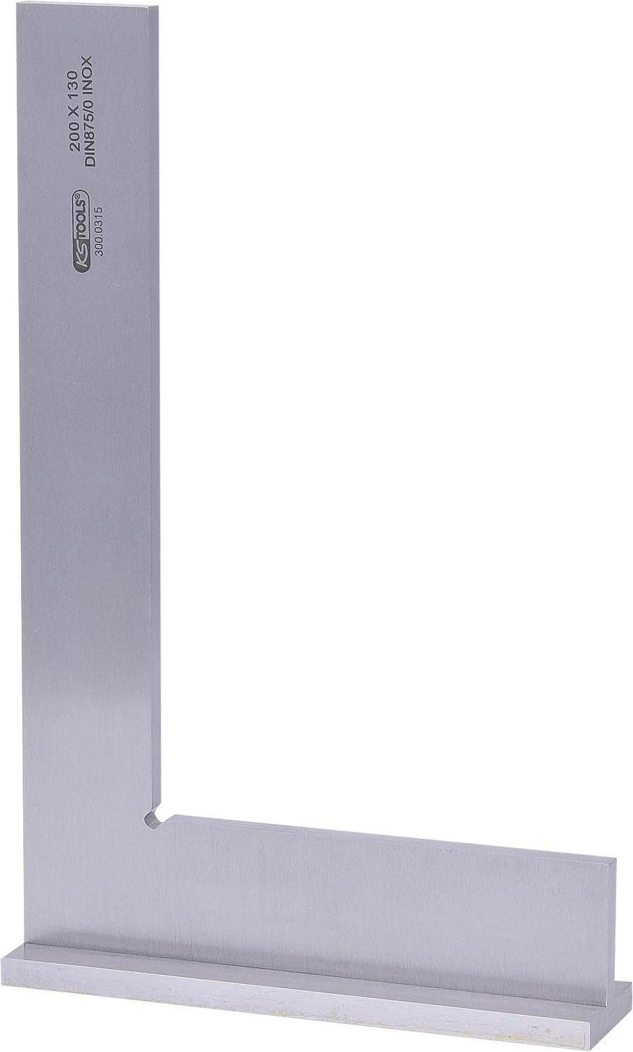Anschlagwinkel DIN 875/0 rostfreier Stahl 200mm Präzisionswerkzeug