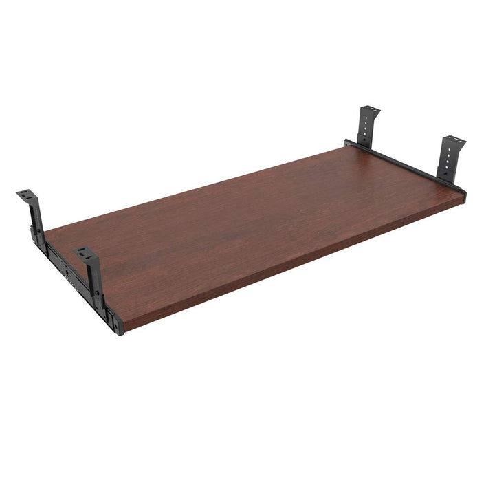 Tastaturablage Holz 76 cm höhenverstellbar 4 Stufen für Schreibtisch
