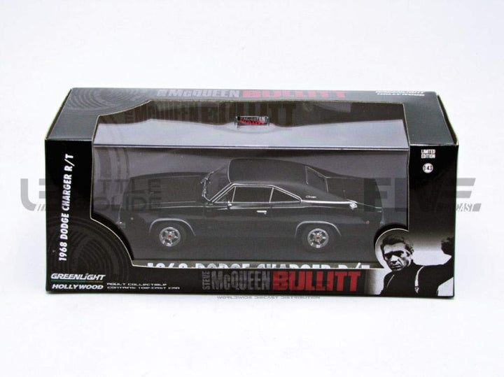 Modellauto Dodge Charger 1968 Bullitt Film 1:43 Schwarz Sammlermodell - Bild 5