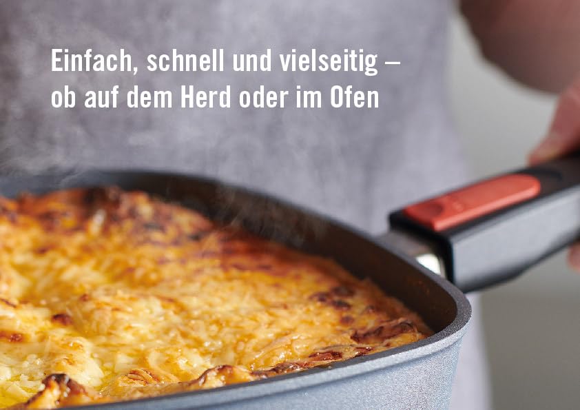 Grillpfanne Aluminiumguss 28x28 cm viereckig mit Antihaftbeschichtung - Bild 4