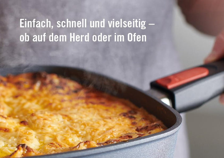 Grillpfanne Aluminiumguss 28x28 cm viereckig mit Antihaftbeschichtung - Bild 4