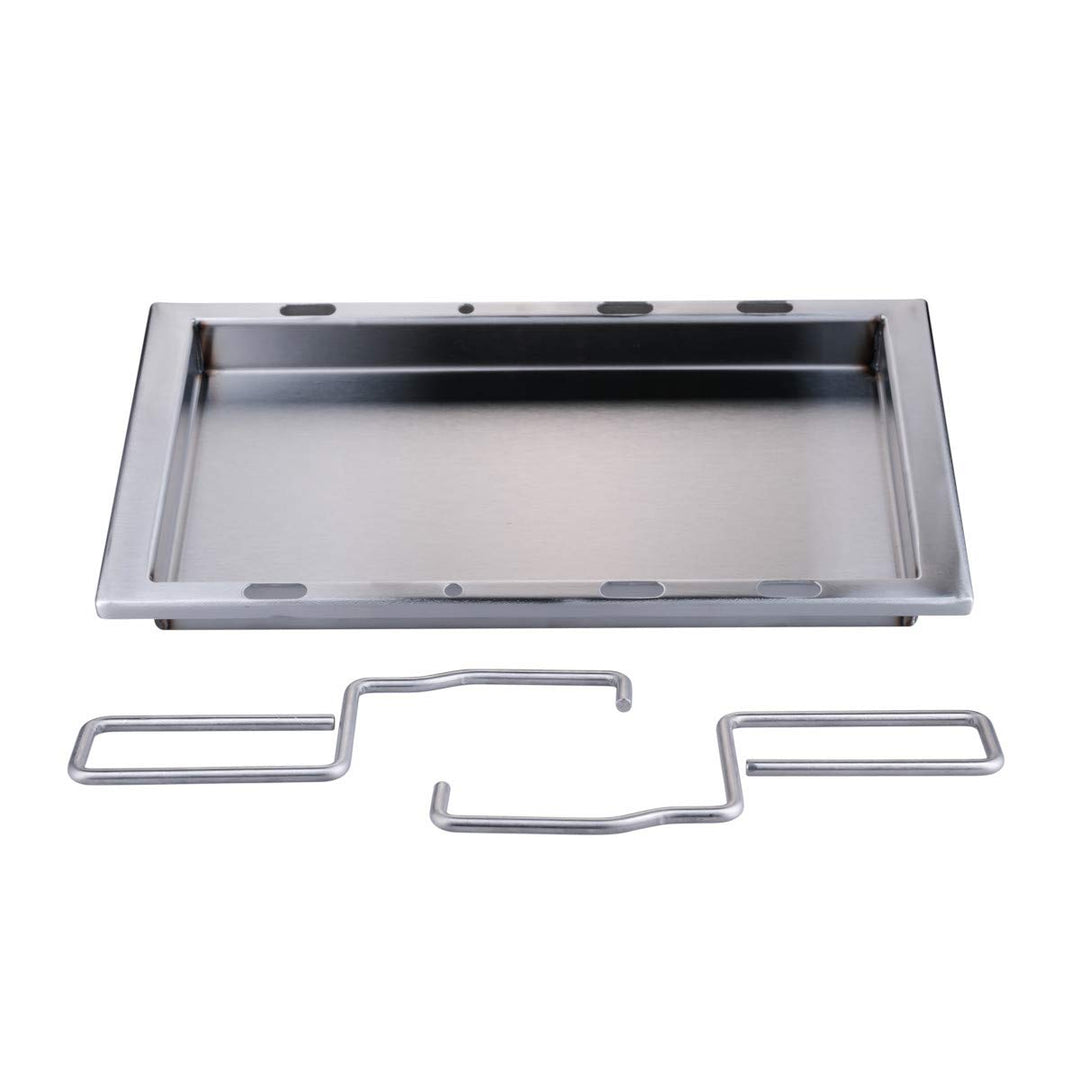 Grillpfanne Edelstahl Plancha 28,7x44,2cm für Weber Spirit 300 - Bild 8