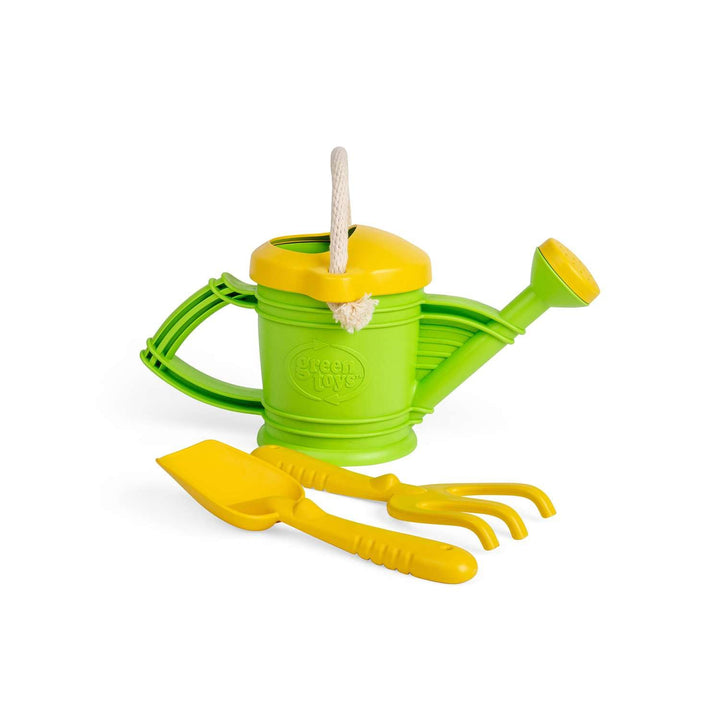 Gartenspielzeug-Set Kinder Giesskanne Harke Schaufel recycelter Kunststoff - Bild 3