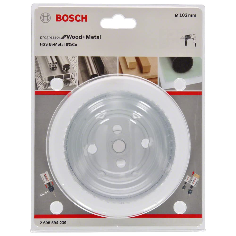 Lochsäge Bimetall 102 mm für Holz und Metall mit Kobaltlegierung