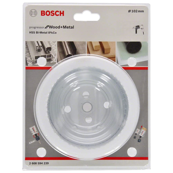 Lochsäge Bimetall 102 mm für Holz und Metall mit Kobaltlegierung