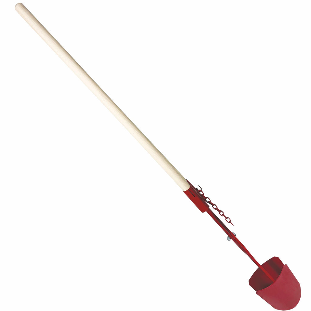 Erdlochschaufel Stahl 15-32 cm Gr.2 für Pfostenlöcher mit 2 Hartholzstielen - Bild 6